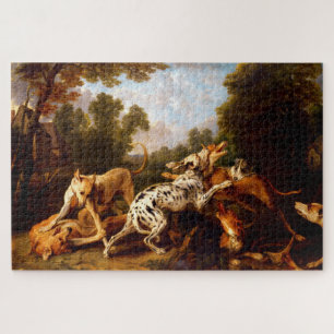 Hunde kämpfen (von Frans Snyders) Puzzle