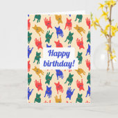 Hunde Karte (Gelbe Blume)