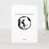 Hunde Karten Personalisierter Hund Art Grußkarte (Rückseite)