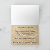 Hunde Karten Personalisierter Hund Art Grußkarte (Innenseite)