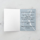 Hunde Karten Personalisierter Hund Art Grußkarte (Innenseite)