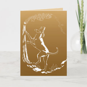 Hunde Karten Personalisierter Hund Art Grußkarte