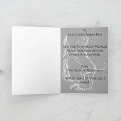 Hunde Karten Personalisierter Hund Art Grußkarte (Innenseite)