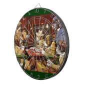 Hunde Kartenspiel Dartscheibe (Vorderseite rechts)