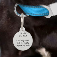 Hunde Katze Funny Spaß Passe ID anpassen