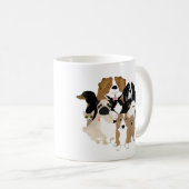Hunde, Katze, Hühner-Tasse Kaffeetasse (VorderseiteRechts)