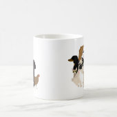 Hunde, Katze, Hühner-Tasse Kaffeetasse (Mittel)