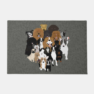 Hunde, Katze, Hühnermatte Fußmatte
