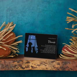 Hunde Katze Spirituelle Memorial Individuelle Name Fotoplatte