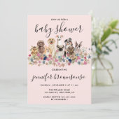 Hunde Katzen Familienfeiern Einladung (Stehend Vorderseite)