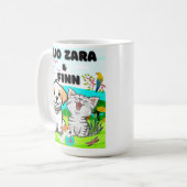 Hunde, Katzen, Fühlerfreude inmitten der Natur Kaffeetasse (Vorderseite Links)