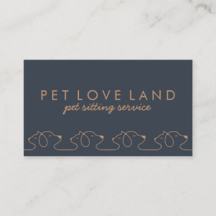 Hunde Katzen Handmade Halsbandmacher Visitenkarte