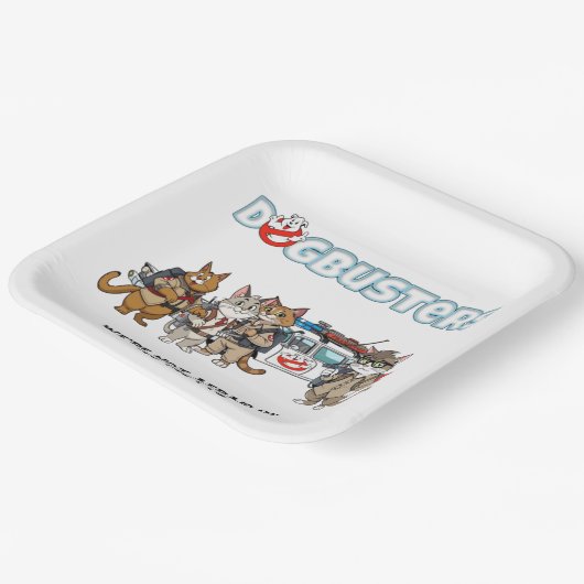 Hunde Katzen Pappteller (Gewinkelt)