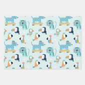 Hunde Katzen Umhüllungspapier Set Geschenkpapier Set (Vorderseite)
