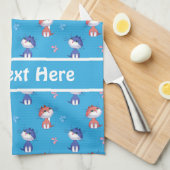 Hunde Katzen und Niedliche Schmetterlinge Muster Geschirrtuch (Viertel Falte)