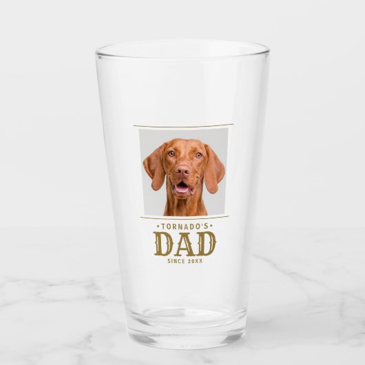 Hunde Katzen Vater Geschenk für für Haustiere Fot Glas (Vorderseite)