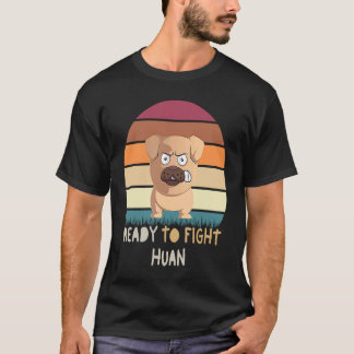 Hunde- & Katzenbekleidung Bereit zu kämpfen Huan T-Shirt