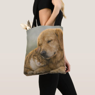 Hunde- & Katzenkuschel-Tasche mit Allover-Print Tasche