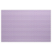 Hunde Katzenpflaster Lila Weiß Stoff (Yard (91,4 cm))