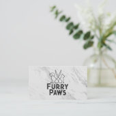 Hunde Katzenschere Art | Groomere Visitenkarte (Stehend Vorderseite)