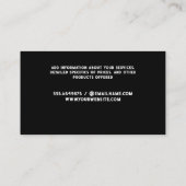 Hunde Katzenschere Art | Groomere Visitenkarte (Rückseite)