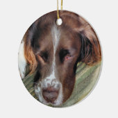 HUNDE KERAMIKORNAMENT (Links)