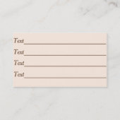 Hunde-Kindermädchenpflege Terminkarte (Rückseite)