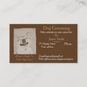 Hunde-Kindermädchenpflege Terminkarte (Vorderseite)