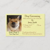 Hunde-Kindermädchenpflege Visitenkarte (Vorderseite)