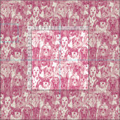 Hunde Kirschperle Stoff (Kachel)