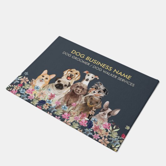 Hunde Kleidung Boutique Fußmatte (Schrägansicht)