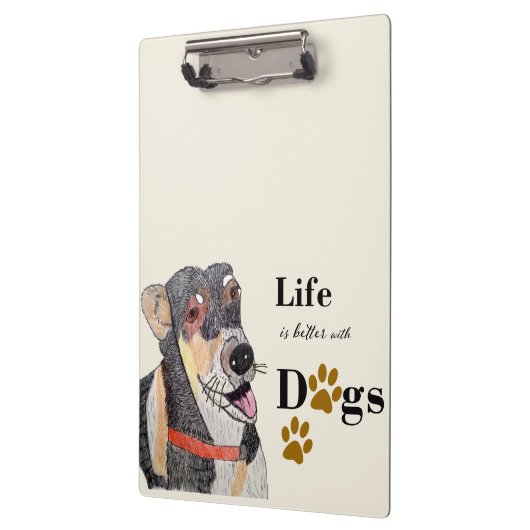 Hunde Klemmbrett (Links)