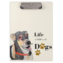 Hunde Klemmbrett