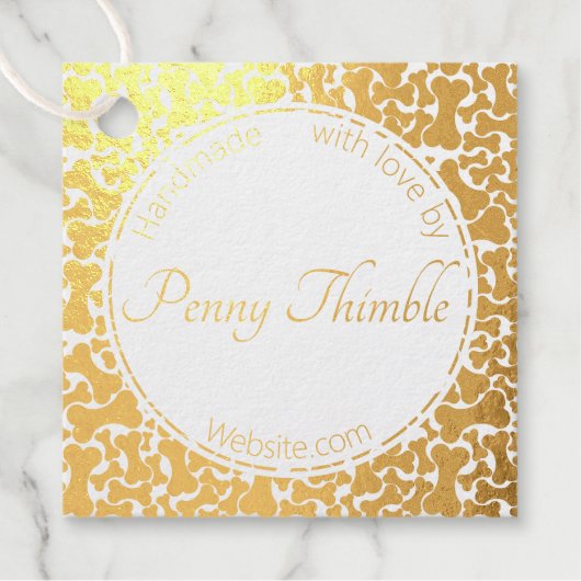 Hunde-Knochen-Dienste-Folie für Anhänger (Vorderseite)