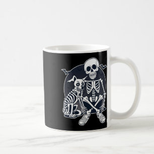 Hunde-Knochen-Halloween-Skelett-Kostüm  Kaffeetasse