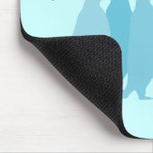 Hunde-Knochen-Liebhaber für Pinguine Mousepad (Ecke)