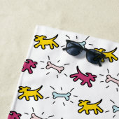 Hunde Knochen RY Graffiti Style Name Handtuch (Beispiel)