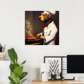 Hunde-Koch Poster (Heimbüro)