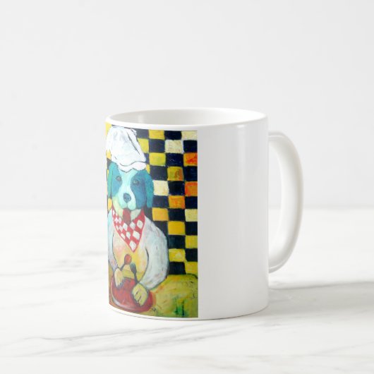 Hunde- Kochen Kaffeetasse (VorderseiteRechts)