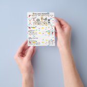 Hunde Konfetti Regenbogen Flyer (Gruppe)