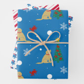 Hunde Krebse Weihnachtsbaum Geschenk Wrap Set von  Geschenkpapier Set (Beispiel)