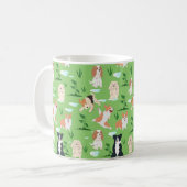 Hunde kritzeln kaffeetasse (Vorderseite Links)