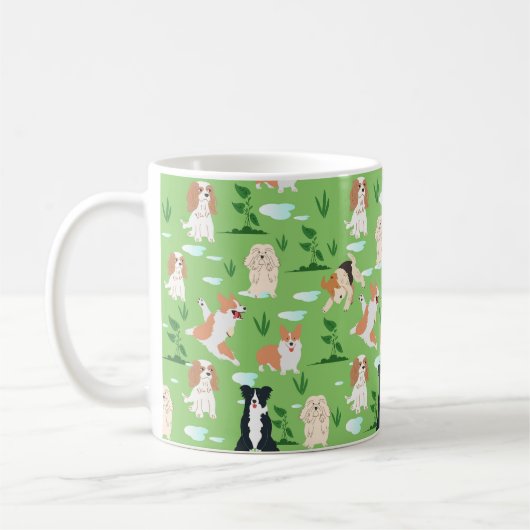 Hunde kritzeln kaffeetasse (Links)