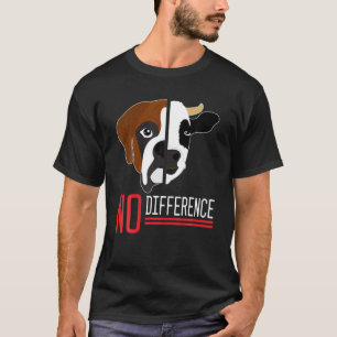 Hunde Kuh Vegetarisches Veganes Tier Lover T-Shirt