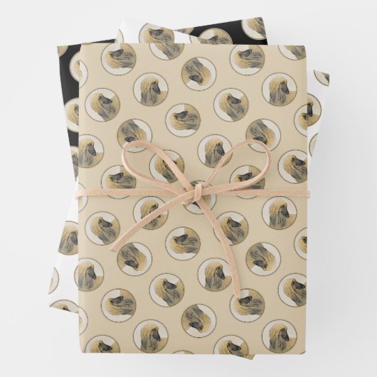 Hunde Kunst Geschenkpapier Set (Beispiel)
