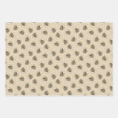 Hunde Kunst Geschenkpapier Set (Vorderseite)