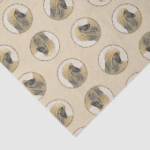 Hunde Kunst Seidenpapier (Ausschnitt)