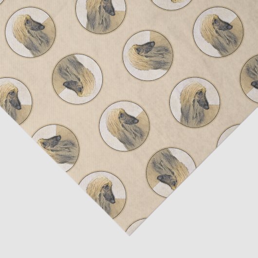 Hunde Kunst Seidenpapier (Ausschnitt)