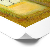 Hunde Kunstspass Zeitgenössische Künstlerin Origin Poster (Ecke)