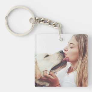 Hunde Küsse Foto Schlüsselanhänger